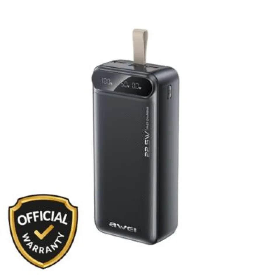 Awei 30000mAh 22.5W Fast Charging Power Bank (PA-12)
